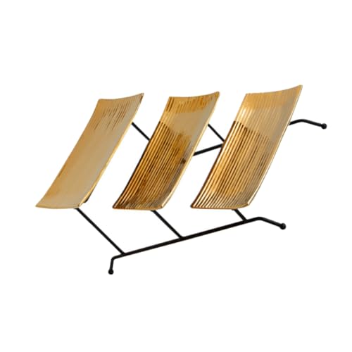 Garneck Cupcake Stand Cupcake Display Rack Fruit Plate Wedding Serving Towers Cake Stand Tower Display Tower Paper Cups Cake Tray Cupcake Display Stands Fruit Dessert Stand Plate Golden