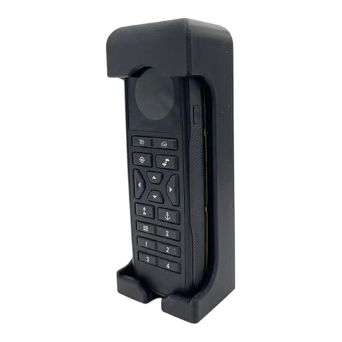 Remote Holder for Garmin Force Kracken Trolling Motor Remote & Force Current Remote | Surface Mount | Marine ASA | Stainless Hardware Included | Screw or No-Drill Install (Black)