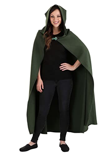 Fun Costumes Adult Lord of The Rings Premium Elven Cloak Official LOTR Cloak Accessory - Standard - Black