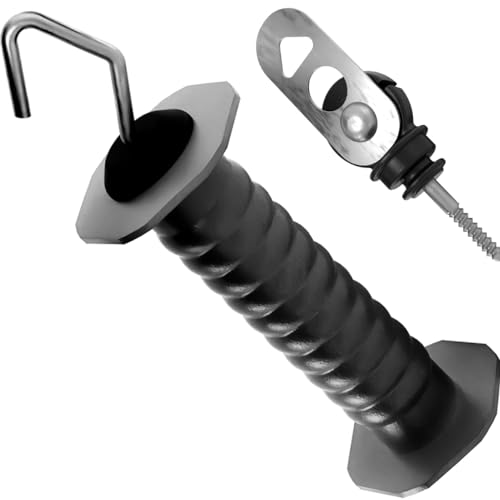 Porteira Para Cerca Elétrica Rural - 5 Unidades + 5 Engates