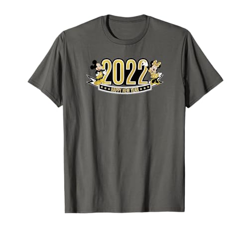 T-shirt Mickey New Years 2022 avec imprimé vintage collector de Minnie Mouse