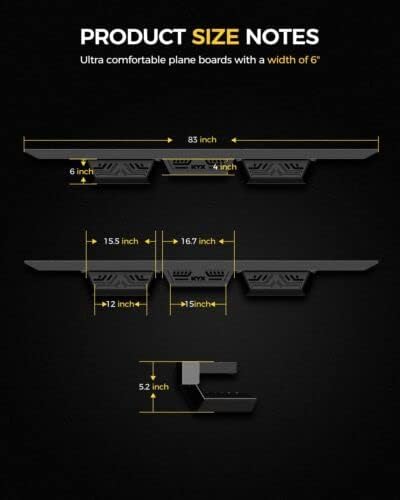 Estribos laterales para Ram 1500 Crew Cab 2019-2021 miniatura 2