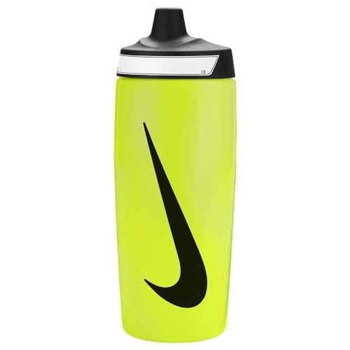 Image of Nike REFUEL BOTTLE GRIP 24 OZ - VOLT /BLACK /BLACK, 709 ML