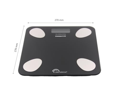 Pèse personne LITTLE BALANCE 8685 Kit duo connect fit Piles Impédancemètre + corde à sauté connecté 190 kg100 g - vue 7