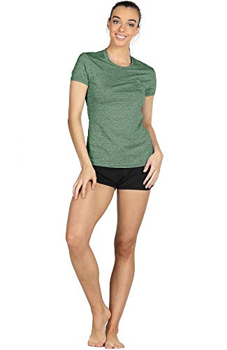 Image of icyzone Workout Running Tshirts for Women - Fitness Athletic Yoga Tops Exercise Gym Shirts (Pack of 3)