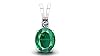 INDIA MADE 7.25 Ratti 6.00 Carat Lab Certified Natural Emerald Loose Gemstone Panna Silver Plated Pendant Locket For Gold Plated Men And Women (Astrological Purpose)-B0CW35PWF8 #1