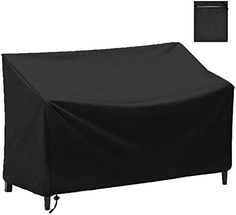 Rilime Patio Bench Cover for 2-Seater, Outdoor Waterproof Patio Loveseat, Glider, Furniture, Sofa Cover