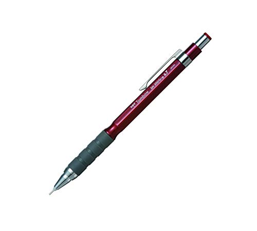 Image of Tombow Sh-300 Grip Mechanical Pencil|Tip size 0.7mm|Ideal for Students,Adults, Home, School, Office, Stationery Use|Writing, Sketching, Drawing,Mandala Art|Burgundy