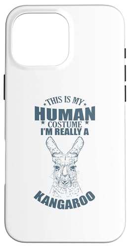 ����͎��̐l�Ԃ̃R�X�`���[���ł��BI'm Really a Kangaroo�ł��B �X�}�z�P�[�X iPhone 16 Pro Max �p