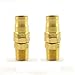 GULUANT 2 Pack Replacement 1/4 Inch Reusable Swivel Hose End Fitting for 1/4 Inch NPT Polyurethane Recoil Hose for Interstate Pneumatics HRPZ24-0