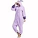 Espeon Pyjama für Erwachsene, Kostüm, Cosplay, Tier, Homewear, Nachtwäsche für Damen und Herren Gr. 38, Espeon Pyjama-Kostüm