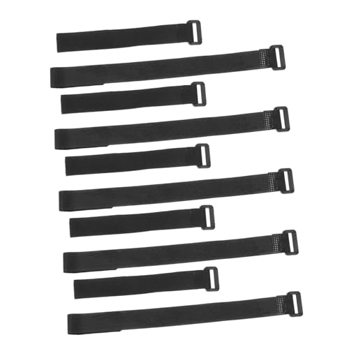 GAROZATION 10Pcs Mountain Bike Straps & Versatile Cycling Fixing Bands for Secure Luggage and Wheel Stabilization