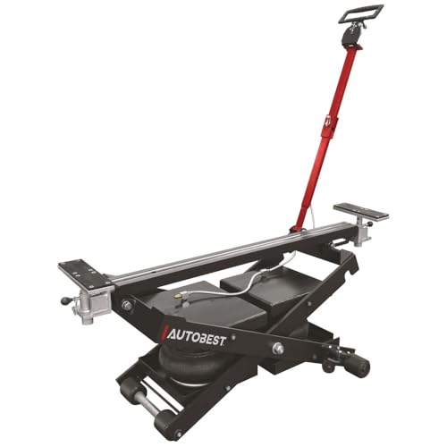 Cric pneumatique à Ciseaux 2.5 tonnes - Hauteur de Levage Max 60com