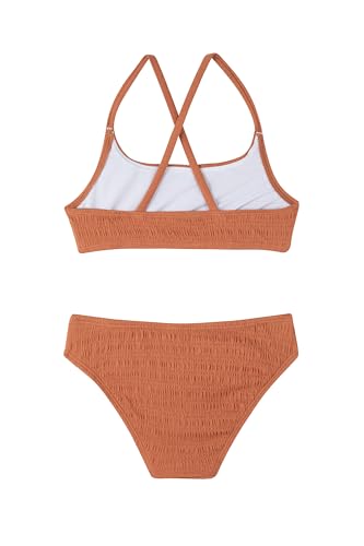 Image of Gottex Kids Beach Day Criss Cross Strap Swim Set Swimwear Chlorine Fade Resistant and Built-in UPF UV 50+ Protection