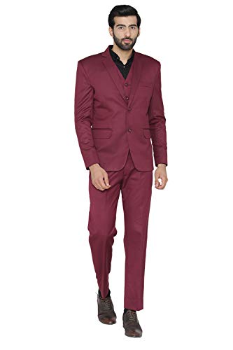 Image of WINTAGE Men's Polyester Cotton and Evening 3 Pc Suit