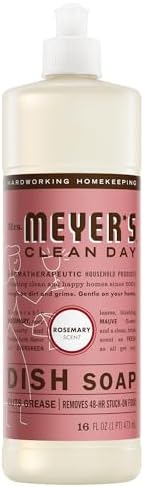MRS. MEYER'S CLEAN DAY Liquid Dish Soap, Rosemary, 16 fl. oz