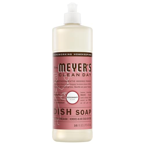 Image of MRS. MEYER'S CLEAN DAY Liquid Dish Soap, Rosemary, 16 fl. oz