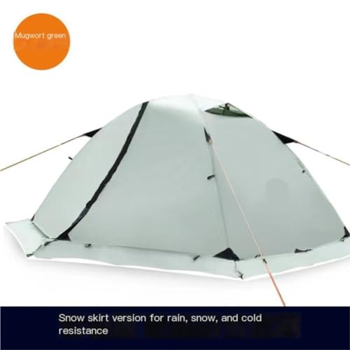 Carpa de camping doble capa al aire libre impermeable y ligera miniatura 2