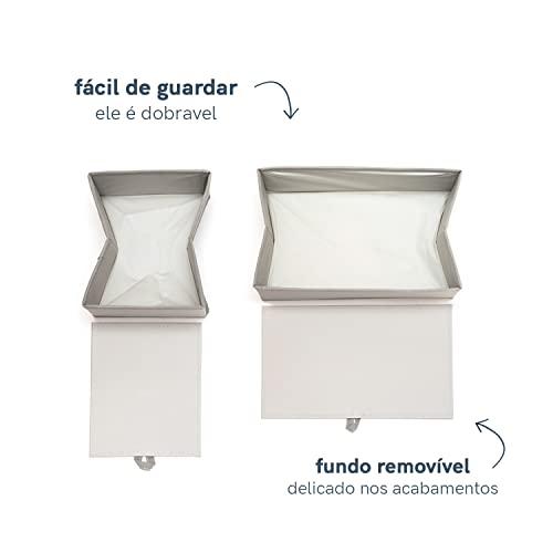 Organizador Multiuso Dobrável 3 Divisórias - Oikos
