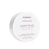 Sonage Glow To Go | Glycolic Acid AHA Facial Pads | Resurfacing and Exfoliating Peel Pads | Reduces
