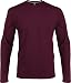 Produktbild Kariban - Herren Langarm Rundhals T-Shirt / Wine, M