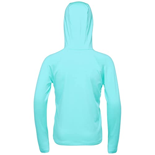 Image of Boys Rash Guard Swim Hoodie, Kids Long Sleeve Sun Fishing Shirts