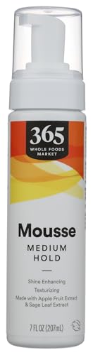 Cabelos Cacheados: Guia Completo de Cuidados, Tipos e Rotina Ideal 2 365 By Whole Foods Market, Mousse, 7 Fl Oz