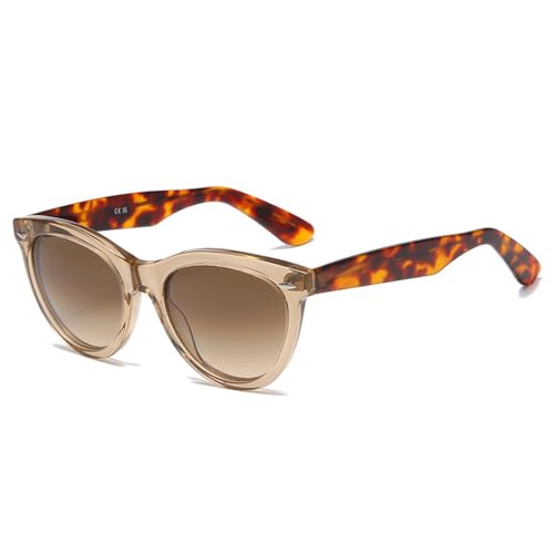 Lunettes de soleil en acétate pour femmes MUTYNE lunettes rétro d'exception verres en verre