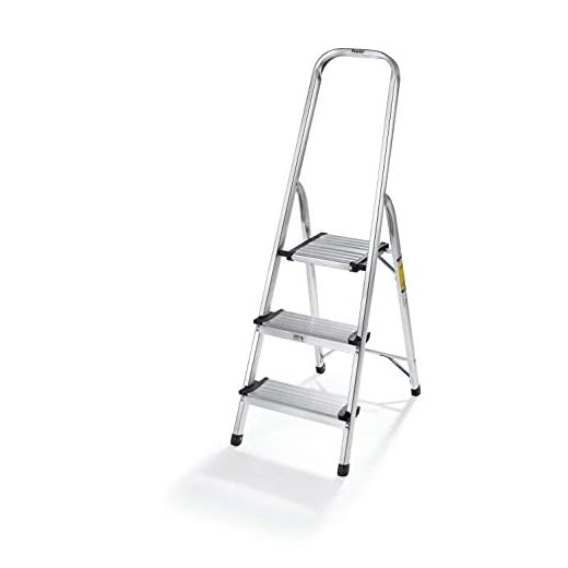 Polder 3-Step Ultralight Ladder, Aluminum