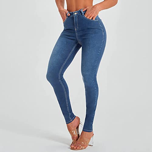 Women's Curvy Slim Butt Lifting Denim Pants Casual High Waist Skinny Jeans Trendy Stretch Work Office Pencil Pant4