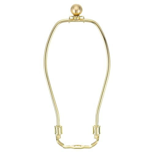 PATIKIL 7.5 Inch Lamp Harp Kit with 17.5mm Solid Brass Ball Finial, 1Set