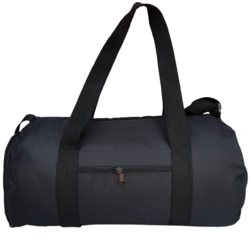 Bolsa de Academia de Viagem Mala de Treino Fitness 32 Litros Resistente (Preto)