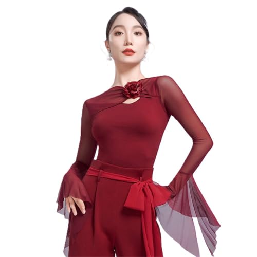 [BEYLOR] �Ќ��_���X �g�b�v�X ���ԕt�� �X�p���R�[���t�� �n�C�l�b�N 3�F�W�J ���p�b�g�t�� ���I�_�[�g�� ���e��/�X�^���_�[�h�Ή� �_���X�E�F�A �t�������R ���b�X���� ���K�� ���Z�p �J�b�g�\�[ ������� �C���i���I�^�[�h���̃��b�h,3XL�j