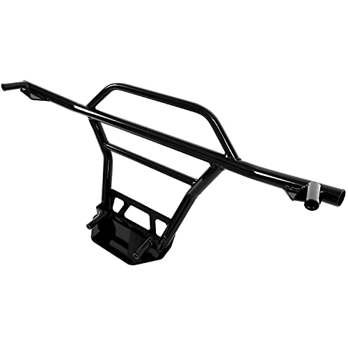 Kuafu Front Bumper Brush Guard Compatible With 2009-2020 Polaris Rzr 170 Replacement For 2877813 Powder Coated Black Steel #TOP5
