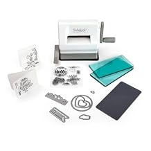 Sizzix Sidekick Starter Kit 661770 Portable Manual Die Cutting & Embossing Machine for Arts & Crafts, Scrapbooking & Cardmaking, 6.35 cm Opening, 2.5" Opening, White
