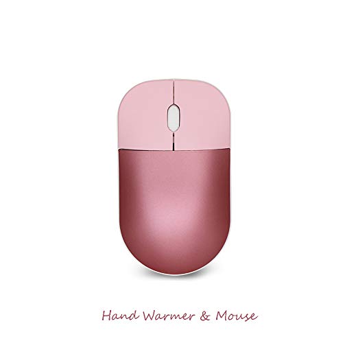 Ergonomic Mouse,Veeki USB Wired Metal Mouse and Hand Warmer with Intelligent Temperature Control,Mini