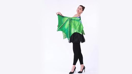 Amazon.com: Seasons Women Green Dragon Cape Wing, Women Halloween Dragon  Dress Costume : Clothing, Shoes & Jewelry