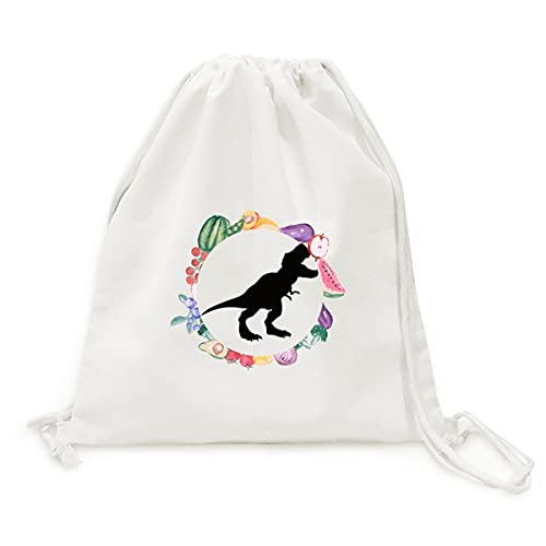 Sac en tissu pliable dinosaure pour le marché, cabas de courses écoresponsable pour légumes