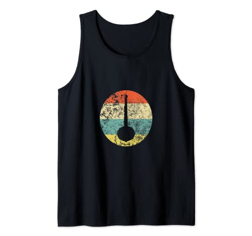 Vintage Banjo Retro Banjo Country Music Bluegrass Tank Top