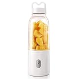 * Aprobado por la FDA, libre de BPA, certificado CE y RoHS, seguro para bebés.Botella de 500 ml de resina ABS mejorada, cuchillas de 4 hojas de acero inoxidable 304, diseño en copa para evitar cortes accidentales en los dedos.