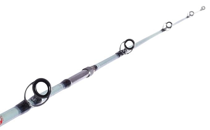 Image of Crocodile Super Solid Glass Fiber Unbreakable Spinning Fishing Rod (9 FT)