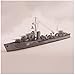 Lllunimon 1/400 Poland Bliksem Destroyer Warship Model Building Kit, DIY 3D Paper Model Handmade Craft Gift