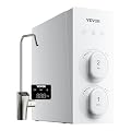 VEVOR Reverse Osmosis System, 600 GPD 8-Stage Tankless Reverse Osmosis Water Filter, NSF Certified TDS Reduction, Under Sink Water Filtration System with Smart Display Faucet, 2:1 Pure to Drain Ratio