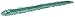 Rubbermaid Commercial FGJ85800 Microfiber Loop Dust Mop, 60" Length x 5" Width, Green