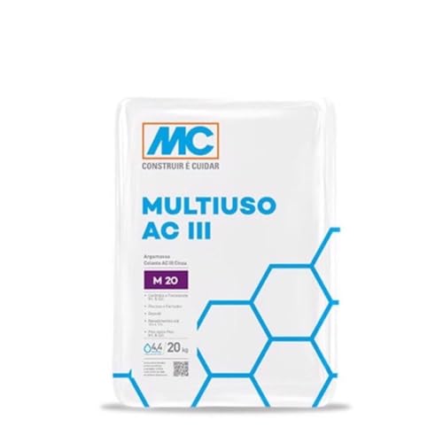 Argamassa AC III Cinza M 20 (Saco 20kg) - MC BAUCHEMIE