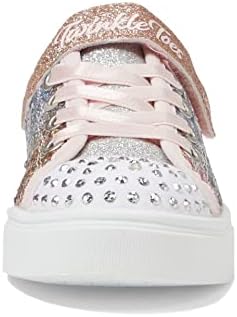 Skechers Kids Girls Twinkle Sparks-Sequin Flash Sneaker, Link Pink/Multi, 13 Little Kid | Image 5