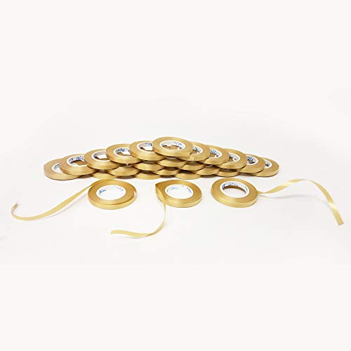 Image of AMFIN Curling Ribbons for Balloons - Golden (Pack 24)