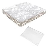 Varenzya Housse Protection Matelas 180x240x35 cm, Housse Matelas Demenagement, Housse Transport Matelas, Housse Imperméable Matelas, Housse de Matelas pour Déménagement et Rangement