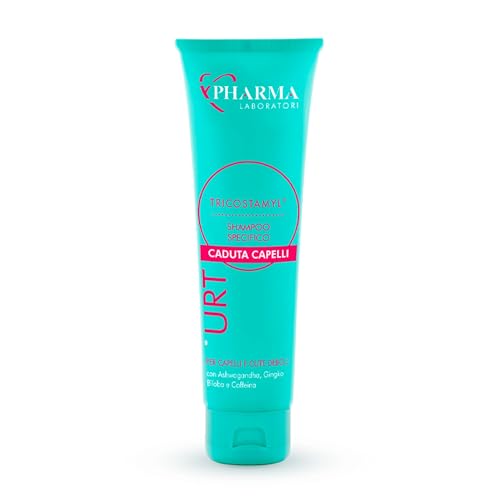 YPHARMA | Shampoo Urto Caduta Capelli Shampoo anticaduta - 150 ml - specifico previene e contrasta la caduta dei capelli - Stimola la ricrescita a base di Ashwagandha, Caffeina, Capsico