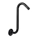 LDR 520 2419ORB 12- Inch Stainless Steel S Style Shower Arm with Flange Genuine Oil Rubbed Bronze Finish